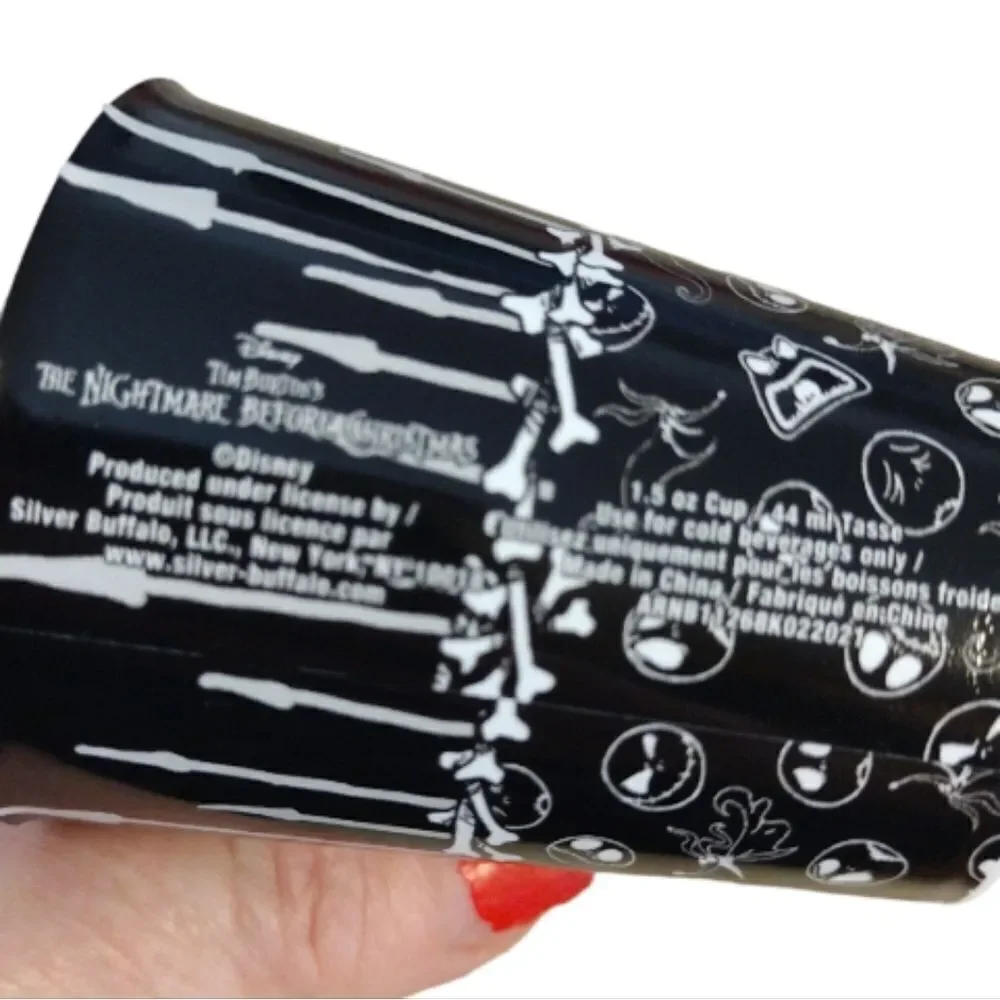 The Nightmare Before Christmas Set of 4‎ Reusable 1.5oz Shot Cups NWT